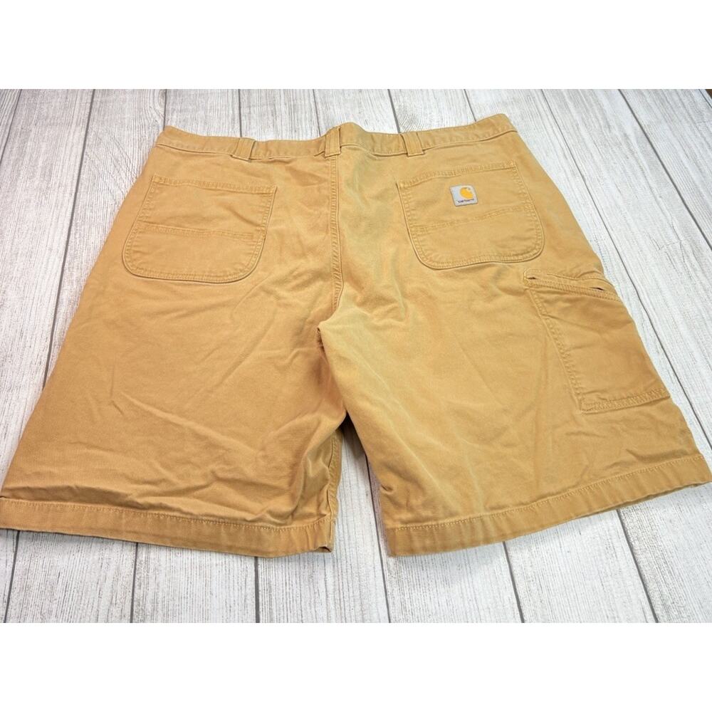 Carhartt Men’s Rugged Flex Relaxed Fit Canvas Work Shorts Size 42 BS2514-M - Picture 9 of 9